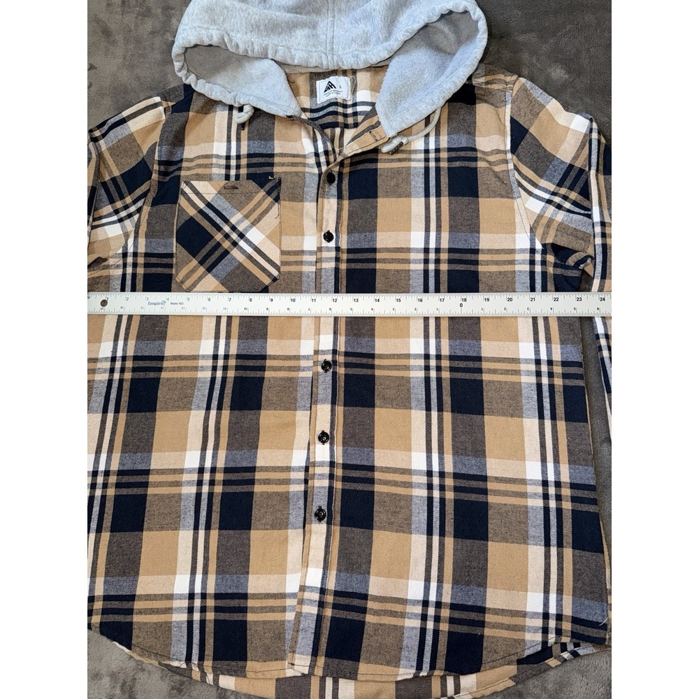 Plaid shirt men size L - Picture 4 of 7